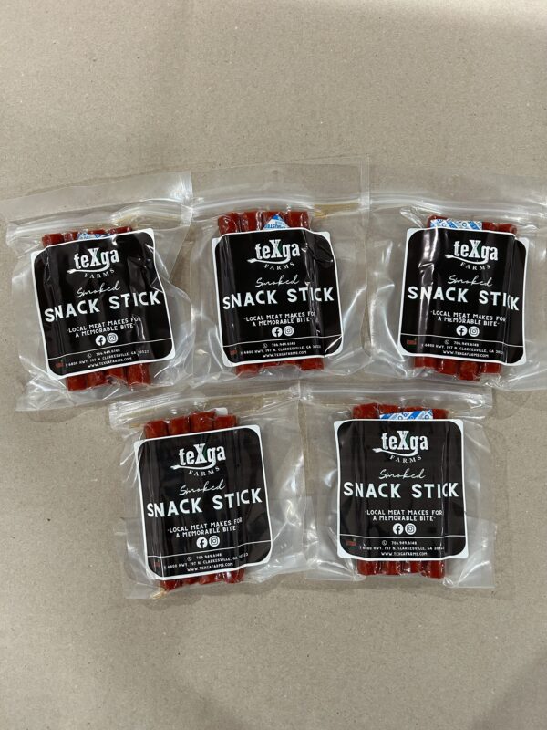 *Out of Stock. Click to Join Waitlist* teXga Smoked Pork Meat Sticks (5) Bags @ $7.99/bag